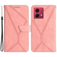 Oldalra nyíló tok Motorola Edge 40 Neo telefonhoz - RÓZSAARANY