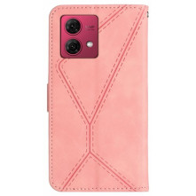 Oldalra nyíló tok Motorola Edge 40 Neo telefonhoz - RÓZSAARANY