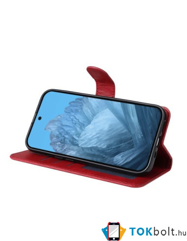 Oldalra nyíló tok Google Pixel 9 telefonhoz - PIROS