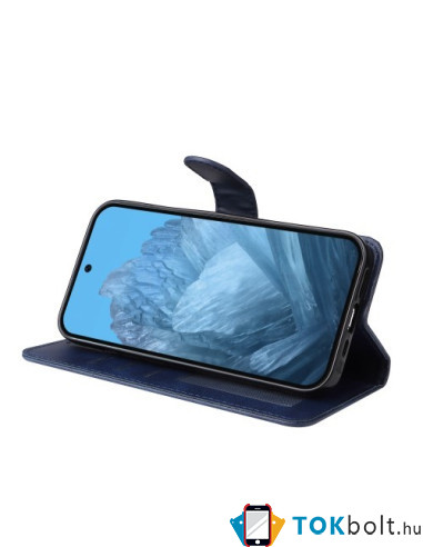 Oldalra nyíló tok Google Pixel 9 telefonhoz - KÉK