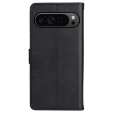Oldalra nyíló tok Google Pixel 9 Pro XL telefonhoz - FEKETE
