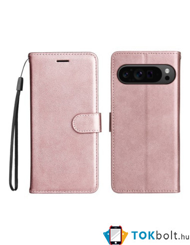 Oldalra nyíló tok Google Pixel 9 Pro XL telefonhoz - RÓZSAARANY