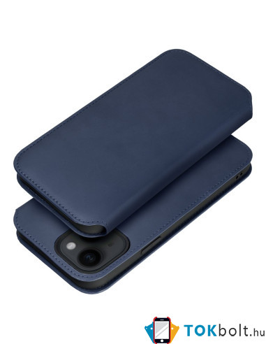 DUAL POCKET oldalra nyíló tok Xiaomi Redmi Note 13 Pro 5G telefonhoz - KÉK