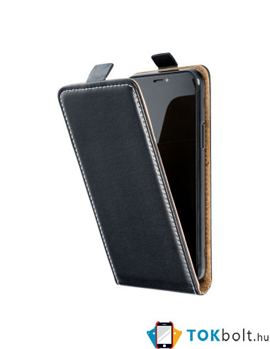 SLIM FLEXI Flip tok Samsung Galaxy A55 5G telefonhoz - FEKETE