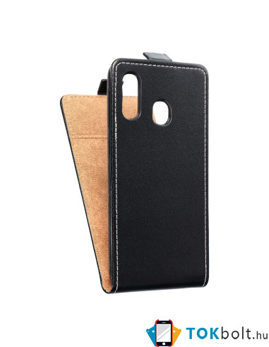 SLIM FLEXI Flip tok Samsung Galaxy A55 5G telefonhoz - FEKETE