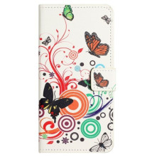 Oldalra nyíló mintás telefontok Samsung Galaxy S24 FE telefonhoz - ÉLÉNK PILLANGÓ