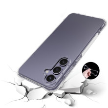 Rugalmas TPU tok Samsung Galaxy S24 FE készülékhez - ÁTTETSZŐ