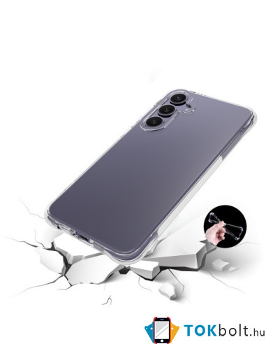 Rugalmas TPU tok Samsung Galaxy S24 FE készülékhez - ÁTTETSZŐ