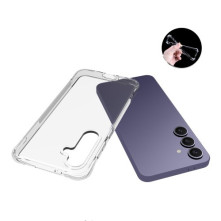 Rugalmas TPU tok Samsung Galaxy S24 FE készülékhez - ÁTTETSZŐ