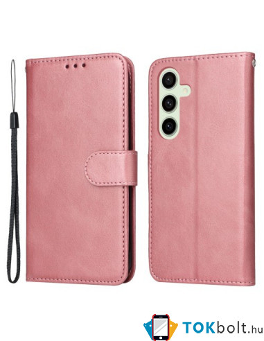 Oldalra nyíló tok Samsung Galaxy S24 FE telefonhoz - RÓZSAARANY
