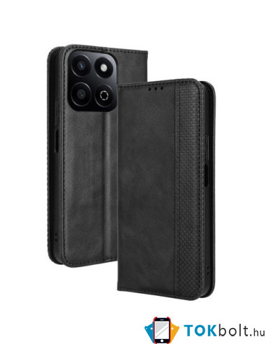 Oldalra nyíló tok Honor 200 Smart telefonhoz - FEKETE