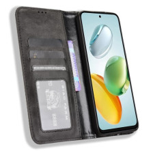 Oldalra nyíló tok Honor 200 Smart telefonhoz - FEKETE
