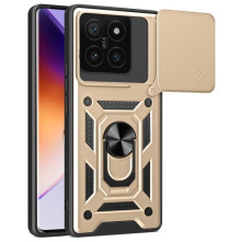 Kemény műanyag és rugalmas TPU hibrid tok Xiaomi 14T telefonhoz - ARANY