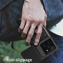 Kemény műanyag és rugalmas TPU hibrid tok Xiaomi 14T telefonhoz - ARANY