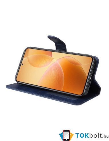 Oldalra nyíló tok Xiaomi 14T Pro telefonhoz - KÉK