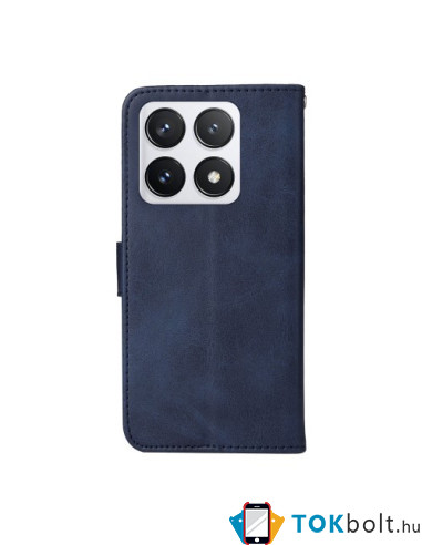 Oldalra nyíló tok Xiaomi 14T Pro telefonhoz - KÉK