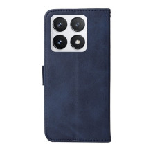 Oldalra nyíló tok Xiaomi 14T Pro telefonhoz - KÉK