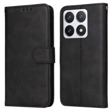Oldalra nyíló tok Xiaomi 14T Pro telefonhoz - FEKETE