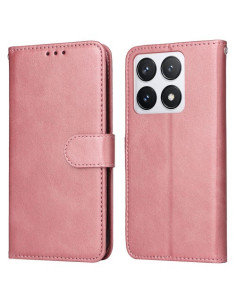 Oldalra nyíló tok Xiaomi 14T Pro telefonhoz - RÓZSAARANY