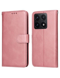 Oldalra nyíló tok Xiaomi 14T telefonhoz - RÓZSAARANY