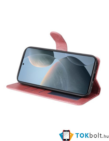 Oldalra nyíló tok Xiaomi 14T telefonhoz - RÓZSAARANY