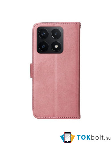 Oldalra nyíló tok Xiaomi 14T telefonhoz - RÓZSAARANY