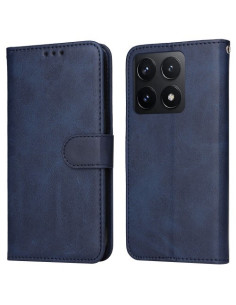 Oldalra nyíló tok Xiaomi 14T telefonhoz - KÉK