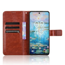 Oldalra nyíló tok TCL 50 Pro NxtPaper telefonhoz - BARNA