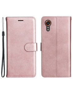 Oldalra nyíló tok Samsung Galaxy Xcover7 telefonhoz - RÓZSAARANY