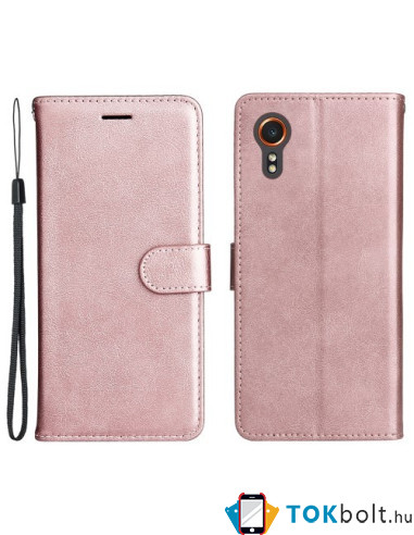 Oldalra nyíló tok Samsung Galaxy Xcover7 telefonhoz - RÓZSAARANY