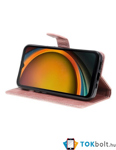 Oldalra nyíló tok Samsung Galaxy Xcover7 telefonhoz - RÓZSAARANY