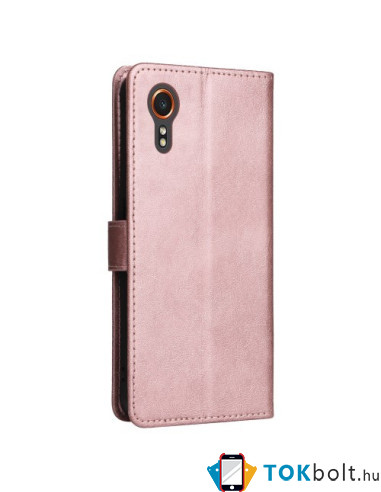 Oldalra nyíló tok Samsung Galaxy Xcover7 telefonhoz - RÓZSAARANY