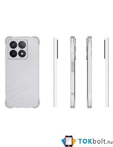 Rugalmas TPU tok Xiaomi 14T készülékhez - ÁTTETSZŐ