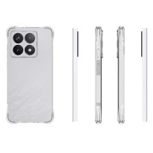Rugalmas TPU tok Xiaomi 14T készülékhez - ÁTTETSZŐ