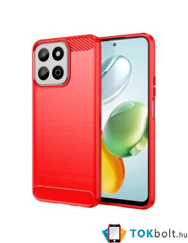 Honor 200 Smart karbon mintás tok - PIROS