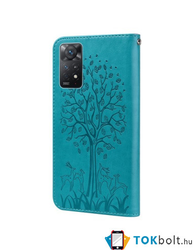 Oldalra nyíló mintás telefontok Xiaomi Redmi 10/Redmi 10 2022/Redmi Note 11 4G/Redmi 10 Prime telefonhoz -