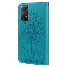 Oldalra nyíló mintás telefontok Xiaomi Redmi 10/Redmi 10 2022/Redmi Note 11 4G/Redmi 10 Prime telefonhoz -