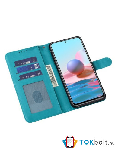 Oldalra nyíló mintás telefontok Xiaomi Redmi 10/Redmi 10 2022/Redmi Note 11 4G/Redmi 10 Prime telefonhoz -