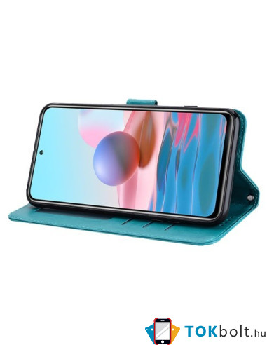 Oldalra nyíló mintás telefontok Xiaomi Redmi 10/Redmi 10 2022/Redmi Note 11 4G/Redmi 10 Prime telefonhoz -