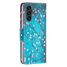 Oldalra nyíló mintás telefontok Samsung Galaxy A16 4G / A16 5G telefonhoz - TAVASZI VIRÁG