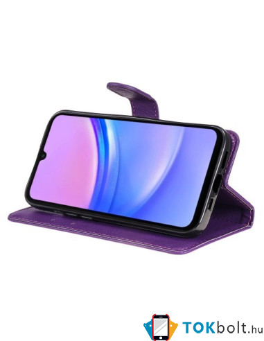 Oldalra nyíló tok Samsung Galaxy A16 4G / A16 5G telefonhoz - LILA