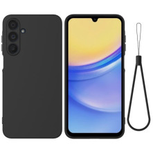 Rugalmas TPU tok Samsung Galaxy A16 4G / A16 5G készülékhez - FEKETE