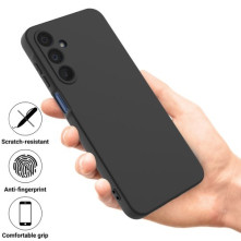 Rugalmas TPU tok Samsung Galaxy A16 4G / A16 5G készülékhez - FEKETE