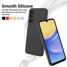 Rugalmas TPU tok Samsung Galaxy A16 4G / A16 5G készülékhez - FEKETE
