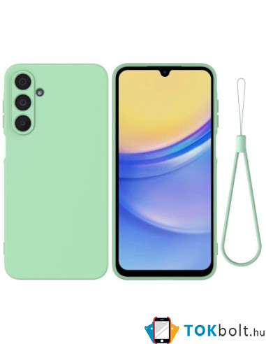 Rugalmas TPU tok Samsung Galaxy A16 4G / A16 5G készülékhez - ZÖLD