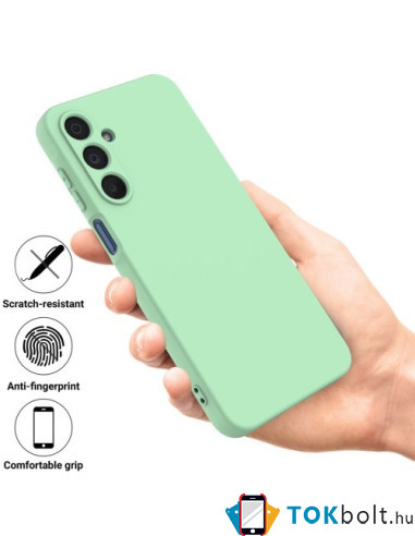 Rugalmas TPU tok Samsung Galaxy A16 4G / A16 5G készülékhez - ZÖLD