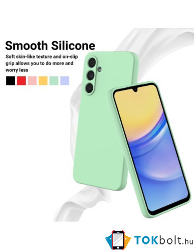 Rugalmas TPU tok Samsung Galaxy A16 4G / A16 5G készülékhez - ZÖLD