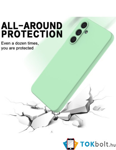 Rugalmas TPU tok Samsung Galaxy A16 4G / A16 5G készülékhez - ZÖLD