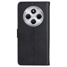 Oldalra nyíló tok Xiaomi Redmi 14C telefonhoz - FEKETE