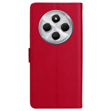 Oldalra nyíló tok Xiaomi Redmi 14C telefonhoz - PIROS